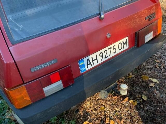 Червоний ВАЗ 2109, об'ємом двигуна 1.3 л та пробігом 122 тис. км за 1100 $, фото 1 на Automoto.ua