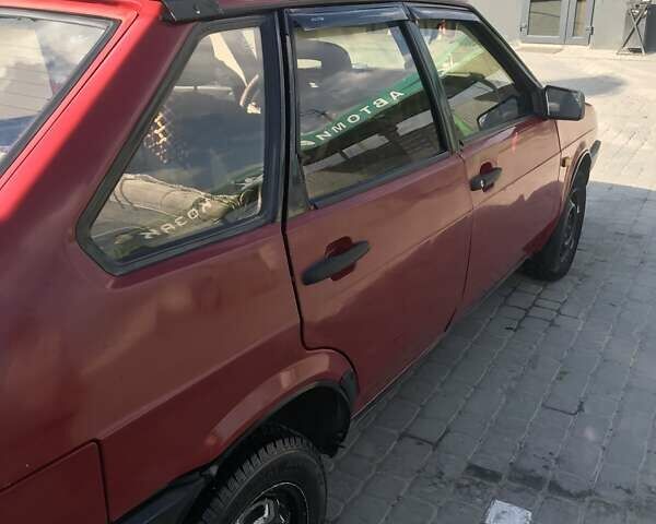 Красный ВАЗ 2109, объемом двигателя 1.3 л и пробегом 220 тыс. км за 1000 $, фото 16 на Automoto.ua