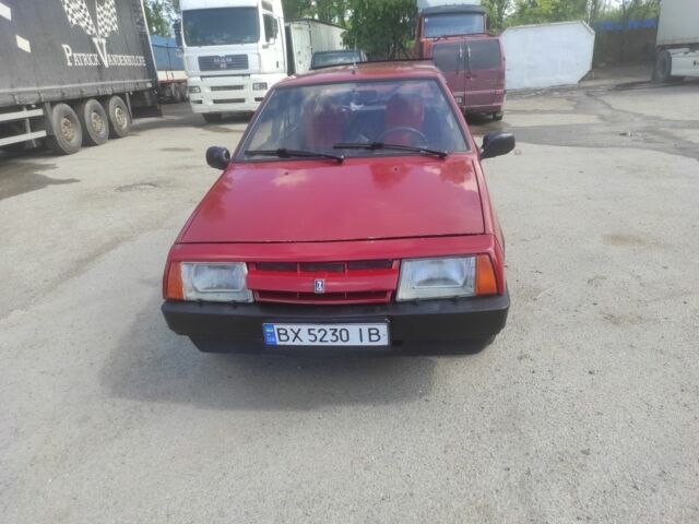 Красный ВАЗ 2109, объемом двигателя 1.1 л и пробегом 19 тыс. км за 1400 $, фото 1 на Automoto.ua