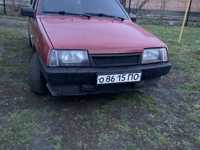 Червоний ВАЗ 2109, об'ємом двигуна 1.3 л та пробігом 84 тис. км за 831 $, фото 2 на Automoto.ua