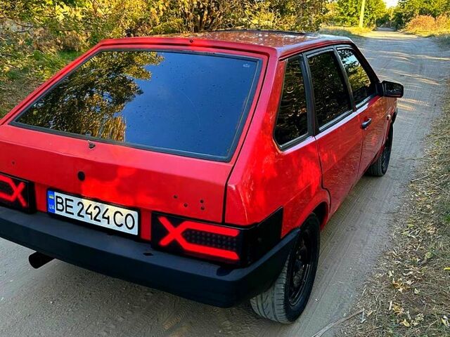 Красный ВАЗ 2109, объемом двигателя 1.3 л и пробегом 200 тыс. км за 1600 $, фото 1 на Automoto.ua