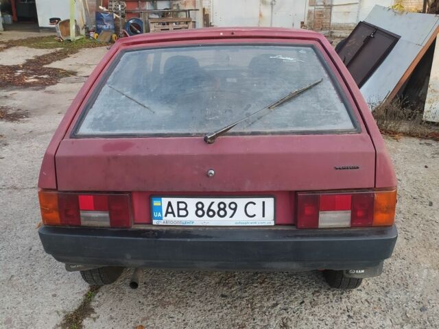 Красный ВАЗ 2109, объемом двигателя 1.1 л и пробегом 91 тыс. км за 1300 $, фото 1 на Automoto.ua