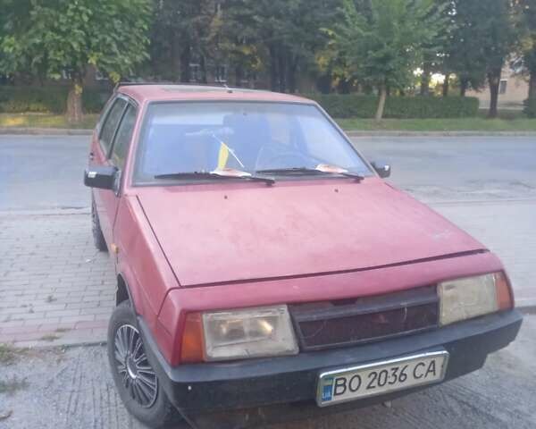 Красный ВАЗ 2109, объемом двигателя 1.29 л и пробегом 300 тыс. км за 600 $, фото 2 на Automoto.ua