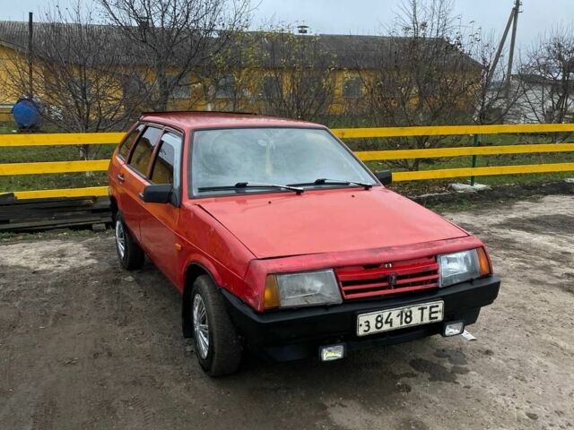 Красный ВАЗ 2109, объемом двигателя 1.5 л и пробегом 3 тыс. км за 850 $, фото 1 на Automoto.ua