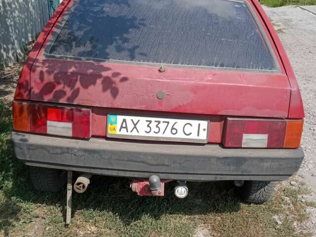 Красный ВАЗ 2109, объемом двигателя 1.3 л и пробегом 100 тыс. км за 750 $, фото 1 на Automoto.ua