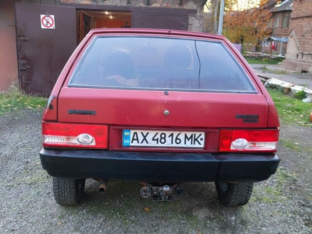Красный ВАЗ 2109, объемом двигателя 1.3 л и пробегом 60 тыс. км за 1074 $, фото 2 на Automoto.ua