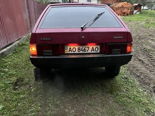 Красный ВАЗ 2109, объемом двигателя 1.5 л и пробегом 2 тыс. км за 850 $, фото 2 на Automoto.ua