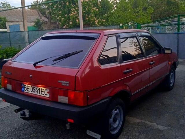 Красный ВАЗ 2109, объемом двигателя 1.5 л и пробегом 55 тыс. км за 2100 $, фото 4 на Automoto.ua
