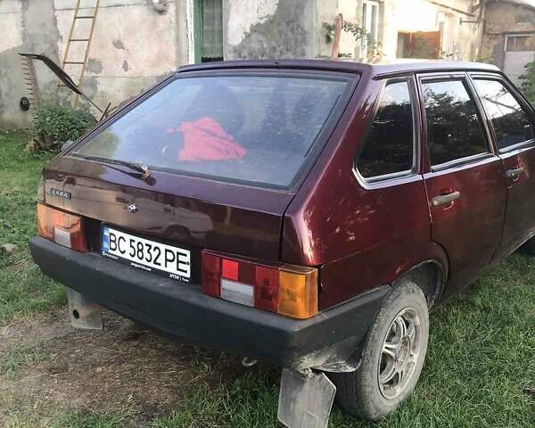 Красный ВАЗ 2109, объемом двигателя 1.3 л и пробегом 244 тыс. км за 1450 $, фото 2 на Automoto.ua