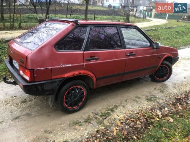 Червоний ВАЗ 2109, об'ємом двигуна 1.3 л та пробігом 555 тис. км за 600 $, фото 6 на Automoto.ua