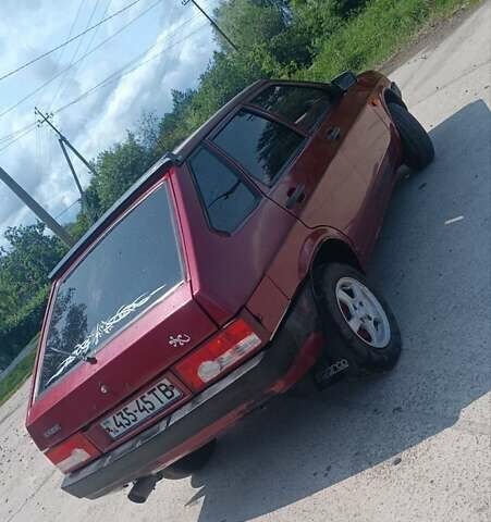 Красный ВАЗ 2109, объемом двигателя 1.5 л и пробегом 172 тыс. км за 1400 $, фото 3 на Automoto.ua