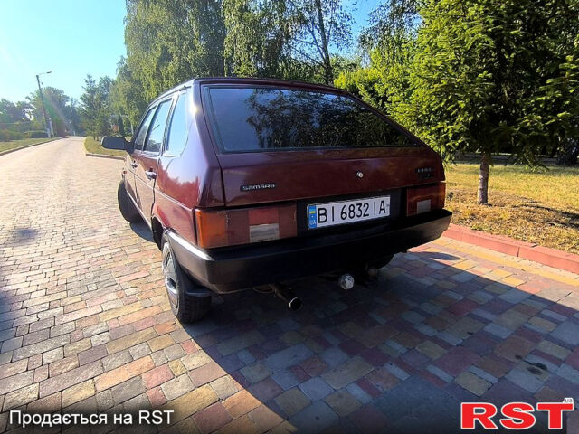 Красный ВАЗ 2109, объемом двигателя 1.1 л и пробегом 222 тыс. км за 1400 $, фото 12 на Automoto.ua