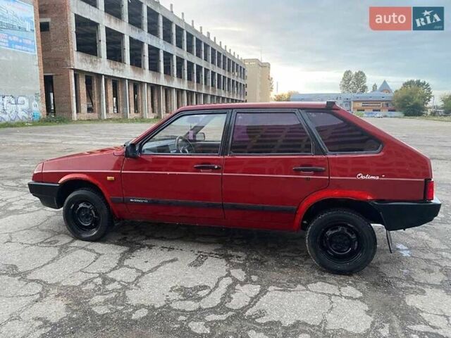 Красный ВАЗ 2109, объемом двигателя 1.3 л и пробегом 66 тыс. км за 650 $, фото 1 на Automoto.ua