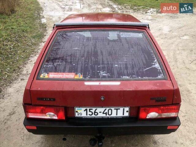 Червоний ВАЗ 2109, об'ємом двигуна 1.3 л та пробігом 555 тис. км за 600 $, фото 4 на Automoto.ua