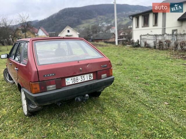 Красный ВАЗ 2109, объемом двигателя 1.3 л и пробегом 400 тыс. км за 550 $, фото 4 на Automoto.ua