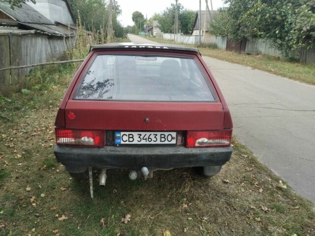 Красный ВАЗ 2109, объемом двигателя 1.3 л и пробегом 3 тыс. км за 1150 $, фото 1 на Automoto.ua