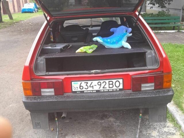 Красный ВАЗ 2109, объемом двигателя 0 л и пробегом 80 тыс. км за 1000 $, фото 5 на Automoto.ua