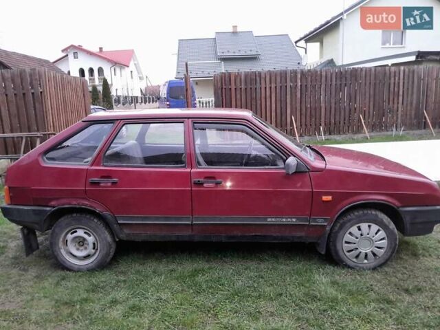 Красный ВАЗ 2109, объемом двигателя 1.1 л и пробегом 130 тыс. км за 700 $, фото 2 на Automoto.ua