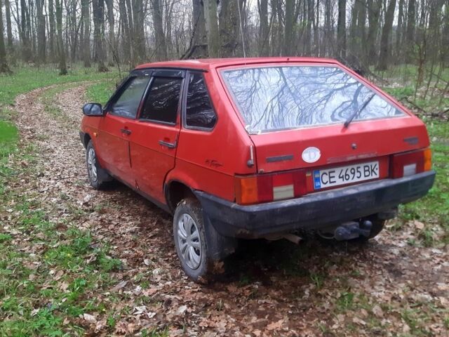 Красный ВАЗ 2109, объемом двигателя 1.5 л и пробегом 111 тыс. км за 950 $, фото 3 на Automoto.ua