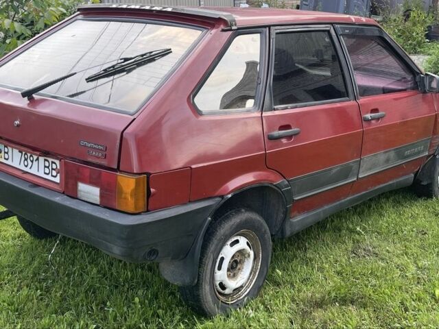 Красный ВАЗ 2109, объемом двигателя 1.5 л и пробегом 132 тыс. км за 700 $, фото 5 на Automoto.ua