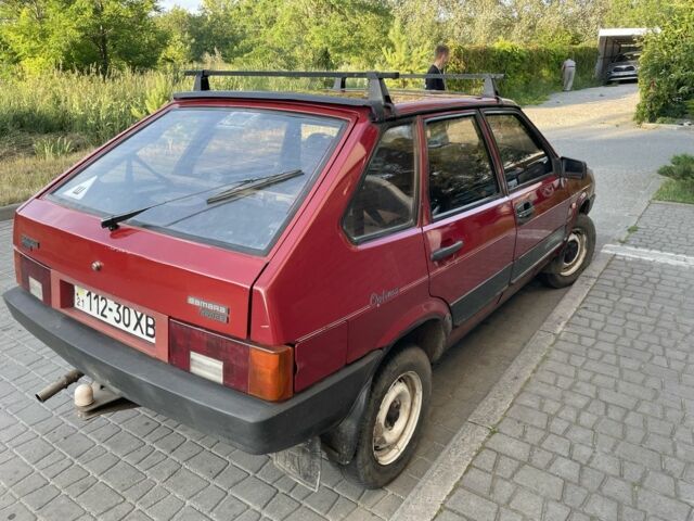 Красный ВАЗ 2109, объемом двигателя 1.3 л и пробегом 70 тыс. км за 712 $, фото 1 на Automoto.ua