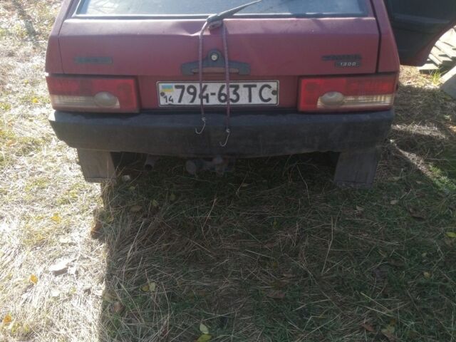 ВАЗ 2109 1993 в Синельниковом на Automoto.ua Красный ВАЗ 2109, объемом двигателя 1.3 л и пробегом 96 тыс. км за 700 $, фото 4 на Automoto.ua