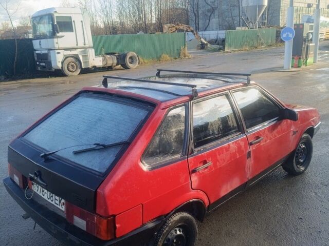 Красный ВАЗ 2109, объемом двигателя 1.3 л и пробегом 99 тыс. км за 480 $, фото 3 на Automoto.ua