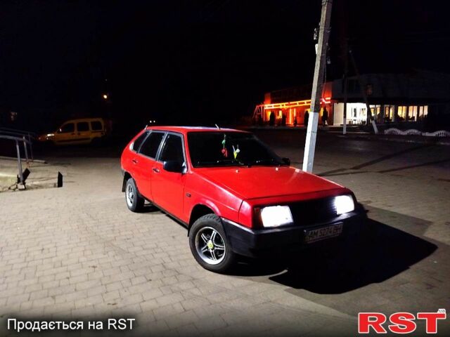 Красный ВАЗ 2109, объемом двигателя 15 л и пробегом 100 тыс. км за 1200 $, фото 4 на Automoto.ua