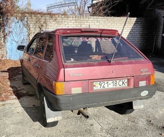 Красный ВАЗ 2109, объемом двигателя 1.5 л и пробегом 500 тыс. км за 600 $, фото 4 на Automoto.ua
