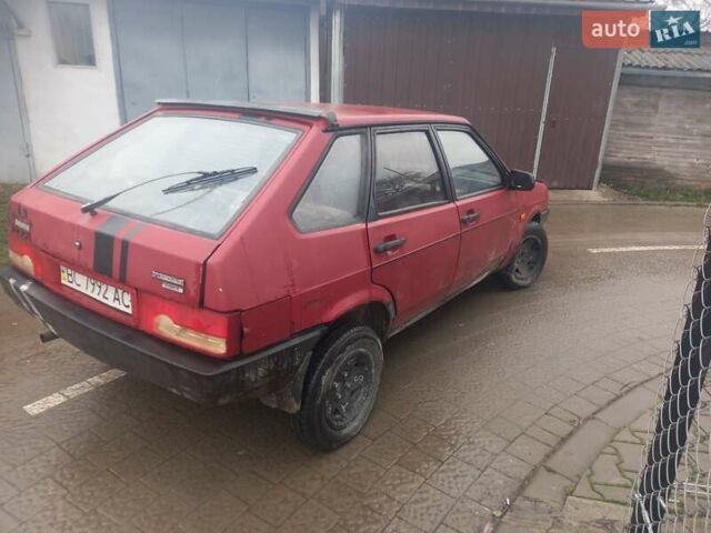 Красный ВАЗ 2109, объемом двигателя 1.5 л и пробегом 250 тыс. км за 550 $, фото 3 на Automoto.ua