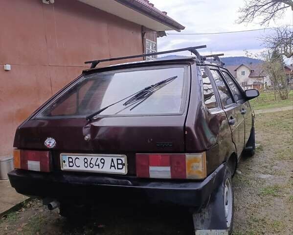 Красный ВАЗ 2109, объемом двигателя 1.5 л и пробегом 1 тыс. км за 700 $, фото 1 на Automoto.ua