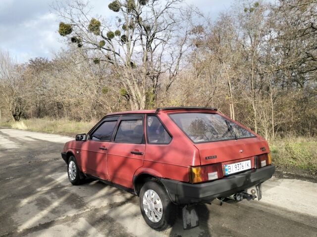Червоний ВАЗ 2109, об'ємом двигуна 1.3 л та пробігом 150 тис. км за 950 $, фото 3 на Automoto.ua