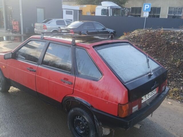 Красный ВАЗ 2109, объемом двигателя 1.3 л и пробегом 99 тыс. км за 480 $, фото 2 на Automoto.ua