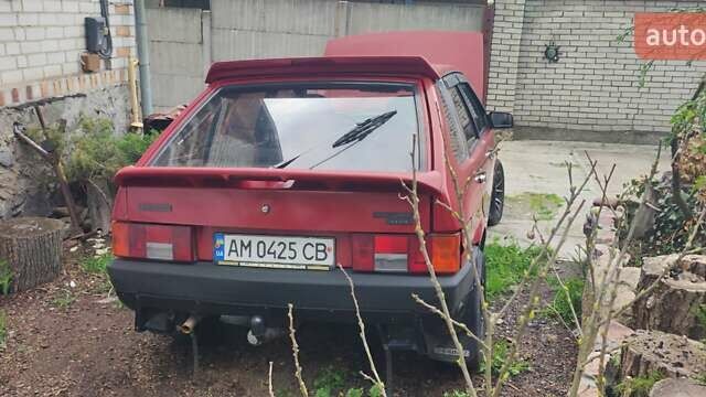 Красный ВАЗ 2109, объемом двигателя 1.3 л и пробегом 97 тыс. км за 1300 $, фото 4 на Automoto.ua