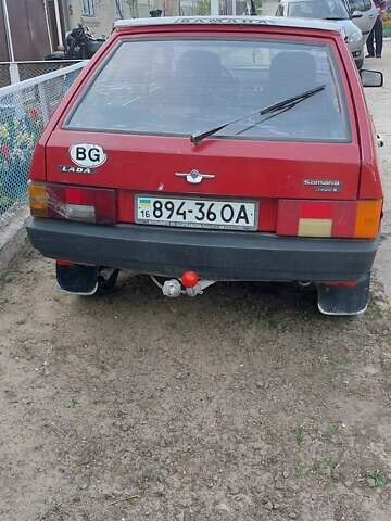 Красный ВАЗ 2109, объемом двигателя 1.3 л и пробегом 170 тыс. км за 900 $, фото 1 на Automoto.ua