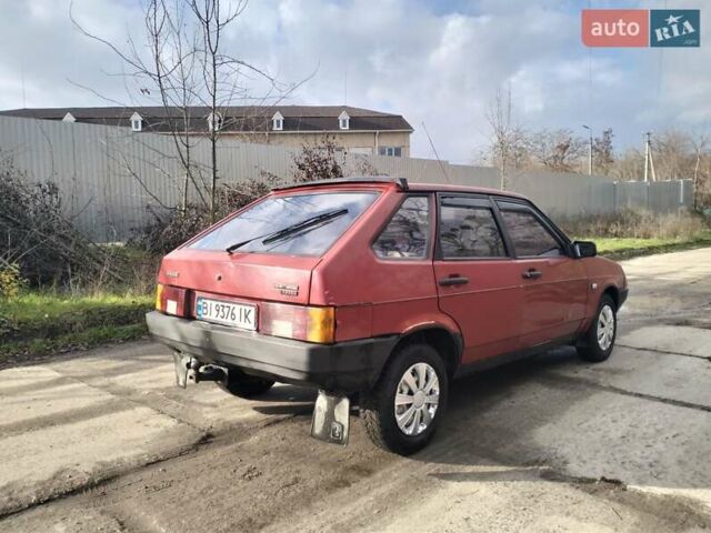 Червоний ВАЗ 2109, об'ємом двигуна 1.3 л та пробігом 150 тис. км за 950 $, фото 5 на Automoto.ua