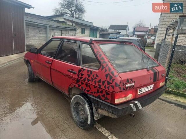 Красный ВАЗ 2109, объемом двигателя 1.5 л и пробегом 250 тыс. км за 550 $, фото 1 на Automoto.ua