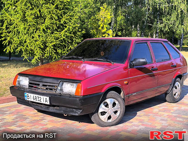 Красный ВАЗ 2109, объемом двигателя 1.1 л и пробегом 222 тыс. км за 1400 $, фото 11 на Automoto.ua