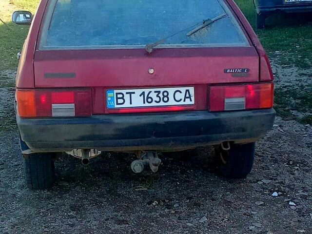 Красный ВАЗ 2109, объемом двигателя 1.5 л и пробегом 0 тыс. км за 2500 $, фото 1 на Automoto.ua