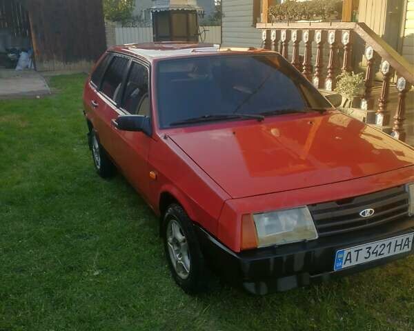Красный ВАЗ 2109, объемом двигателя 1.3 л и пробегом 94 тыс. км за 1250 $, фото 1 на Automoto.ua