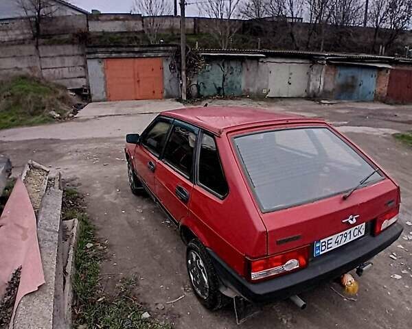 Червоний ВАЗ 2109, об'ємом двигуна 1.29 л та пробігом 250 тис. км за 1000 $, фото 6 на Automoto.ua