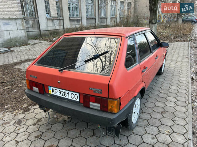 Красный ВАЗ 2109, объемом двигателя 1.3 л и пробегом 50 тыс. км за 1100 $, фото 7 на Automoto.ua