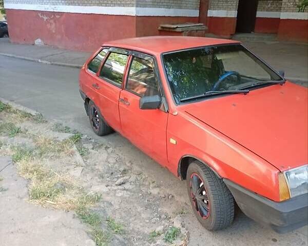 Красный ВАЗ 2109, объемом двигателя 1.5 л и пробегом 400 тыс. км за 1000 $, фото 1 на Automoto.ua