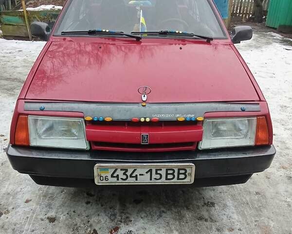 Красный ВАЗ 2109, объемом двигателя 1.5 л и пробегом 64 тыс. км за 1500 $, фото 1 на Automoto.ua
