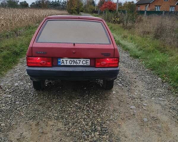 Красный ВАЗ 2109, объемом двигателя 1.5 л и пробегом 130 тыс. км за 528 $, фото 2 на Automoto.ua