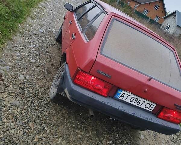 Красный ВАЗ 2109, объемом двигателя 1.5 л и пробегом 130 тыс. км за 528 $, фото 4 на Automoto.ua