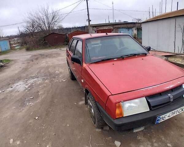 Червоний ВАЗ 2109, об'ємом двигуна 1.29 л та пробігом 250 тис. км за 1000 $, фото 5 на Automoto.ua