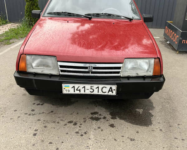 Красный ВАЗ 2109, объемом двигателя 1.3 л и пробегом 170 тыс. км за 1200 $, фото 3 на Automoto.ua