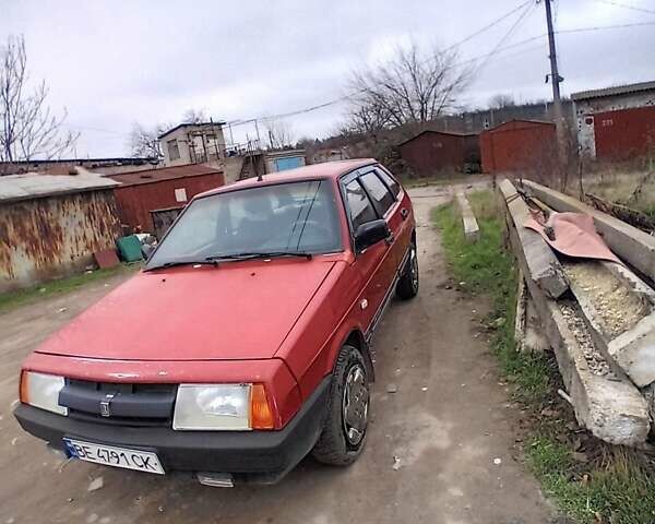 Червоний ВАЗ 2109, об'ємом двигуна 1.29 л та пробігом 250 тис. км за 1000 $, фото 1 на Automoto.ua