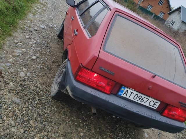 Красный ВАЗ 2109, объемом двигателя 1.5 л и пробегом 130 тыс. км за 528 $, фото 5 на Automoto.ua